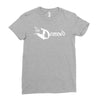 the damned band logo screen printed retro Ladies Fitted T-Shirt