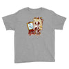 triple beagle portrait Youth Tee