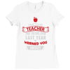 funny teacher Ladies Fitted T-Shirt
