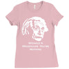 without a moustache einstein proud hirsute mustachioed grooming Ladies Fitted T-Shirt