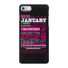 quens are born in january iPhone 7 Case
