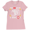 don't mess with me i shoot Ladies Fitted T-Shirt