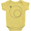Outside Circle Baby Onesie