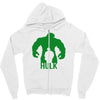 the hulk inspired superhero Zipper Hoodie