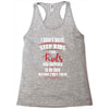step kids white letter Racerback Tank