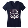 happy valentine's day Women's V-Neck T-Shirt