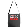 team melanin1 Adjustable Strap Totes