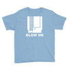 blow me nintendo nes Youth Tee