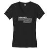 my drinking shirt funny Women's V-Neck T-Shirt