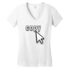 Copy Paste Matching Women's V-Neck T-Shirt