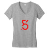red logo best Women's V-Neck T-Shirt