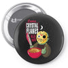 camp crystal flakes Pin-back button