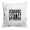 straight outta my twenties Throw Pillow