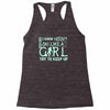 i ski like a girl Racerback Tank
