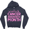 breast cancer awareness month Zipper Hoodie