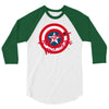 deadpool was here (captain america) 3/4 Sleeve Shirt