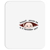 November Peeking Out Asian Baby Boy Mousepad
