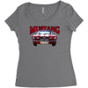 mustang, ideal gift or birthday present Women's Triblend Scoop T-shirt