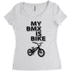 my bmx İs bike Women's Triblend Scoop T-shirt