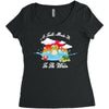 a turtle made it to the water Women's Triblend Scoop T-shirt