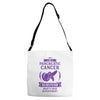 I am a Pancreatic Cancer Survivor - What's Your Superpower? Adjustable Strap Totes