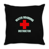 water boarding instructor trending Throw Pillow
