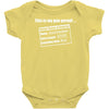 gun permit second amendment Baby Onesie
