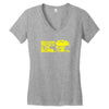 nuclear physics is the bomb Women's V-Neck T-Shirt
