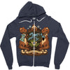 browncoats crest Zipper Hoodie