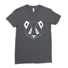 Geometric Panda Ladies Fitted T-Shirt
