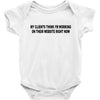 clients think i'm working web site Baby Bodysuit