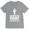 helicopter pilot in training V-Neck Tee