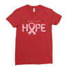 breast cancer hope Ladies Fitted T-Shirt