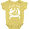 personalised pony horse and rider Baby Onesie