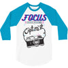 focus and than capture it 3/4 Sleeve Shirt