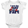 i put the art in fart Baby Bodysuit