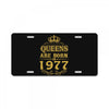 queens are born in 1977 License Plate