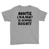 personalised auntie Youth Tee