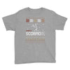 santa scorpio christmas ugly t shirts Youth Tee