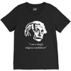 albert einstein's non believer V-Neck Tee
