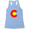 colorado flag Racerback Tank