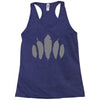 bird feathers nature Racerback Tank