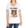 My Favorite People Call Me Papa Ladies Curvy T-Shirt