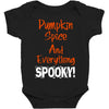 pumpkin spice and everything spooky Baby Bodysuit