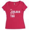 i'm jealous of me too Women's Triblend Scoop T-shirt