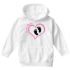 Baby Girl with Heart Any Name Customized Youth Hoodie