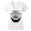 mens grandads bearded Women's V-Neck T-Shirt