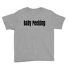 baby peeking Youth Tee