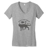 listen to your inner cat girls Women's V-Neck T-Shirt