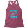 science worship funny geek atheist anti religion Racerback Tank